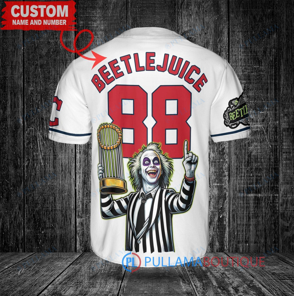 Seattle Mariners Beetlejuice Halloween World Series Trophy Baseball Jersey Aqua