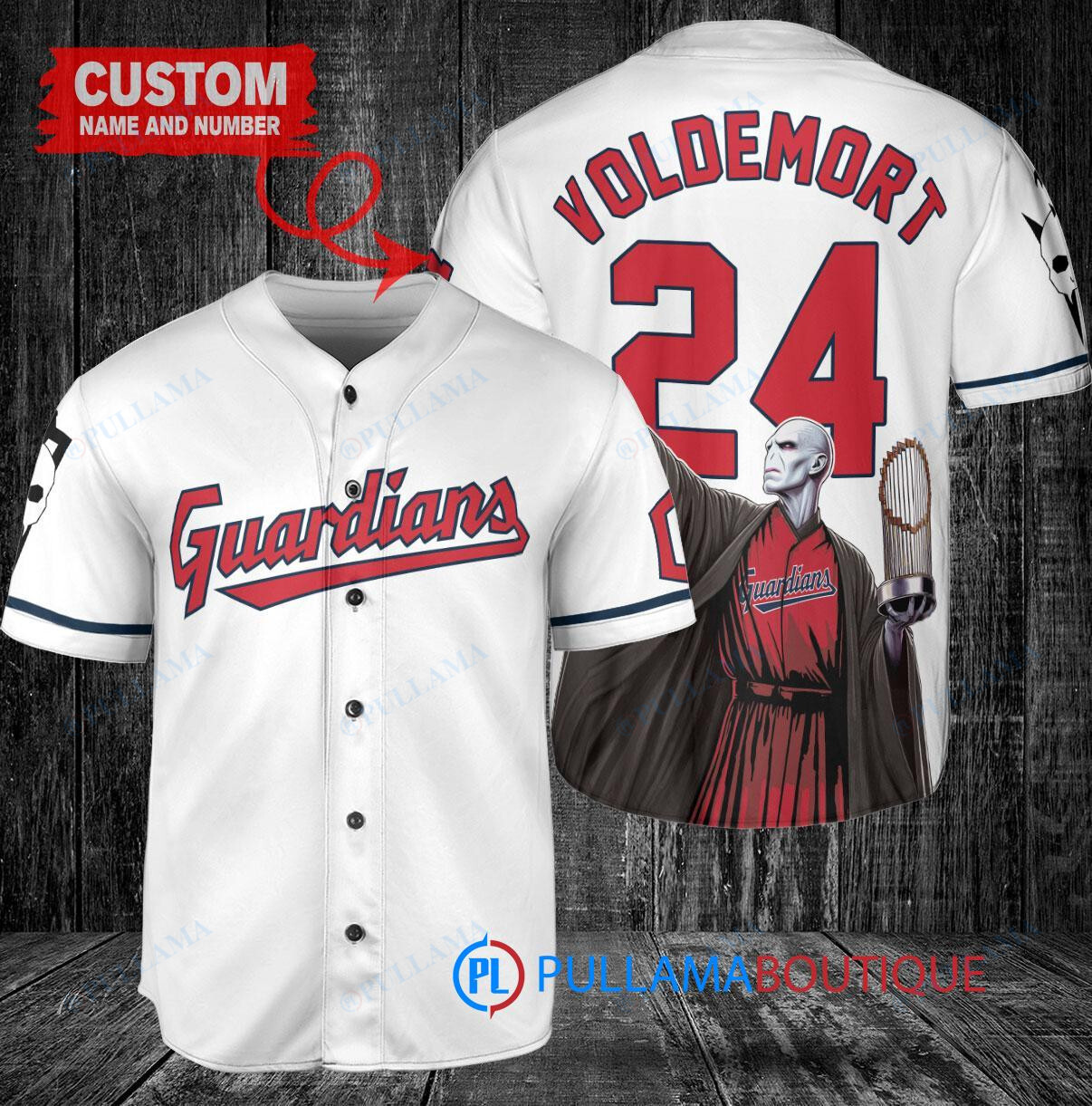 Houston Astros x Lord Voldemort Harry Potter with Trophy Custom Baseball Jersey Gray