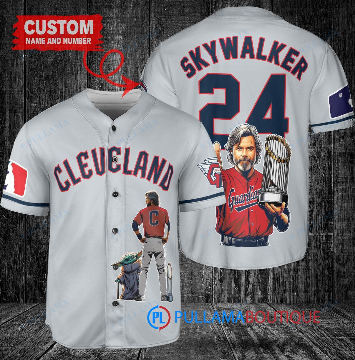 Arizona Diamondbacks x Luke Skywalker Star Wars with Trophy Custom Baseball Jersey White