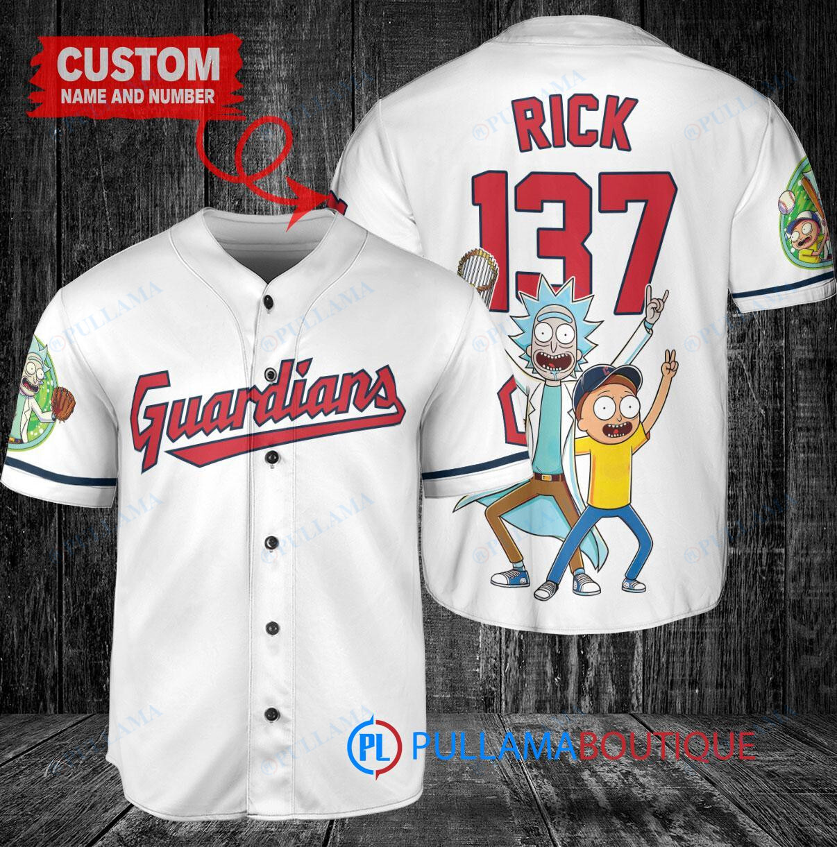 Philadelphia Phillies x Rick and Morty with Trophy Custom Baseball Jersey Light Blue