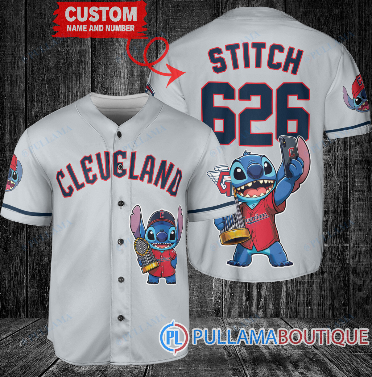 San Francisco Giants x Stitch with Trophy Baseball Jersey Gray