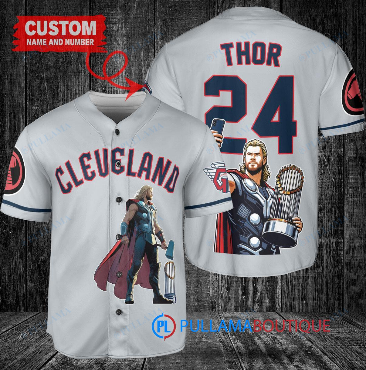 Arizona Diamondbacks x Thor Marvel with Trophy Custom Baseball Jersey Sand