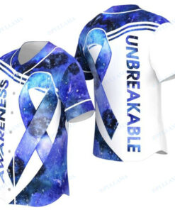 Colon Cancer Unbreakable Baseball Jersey