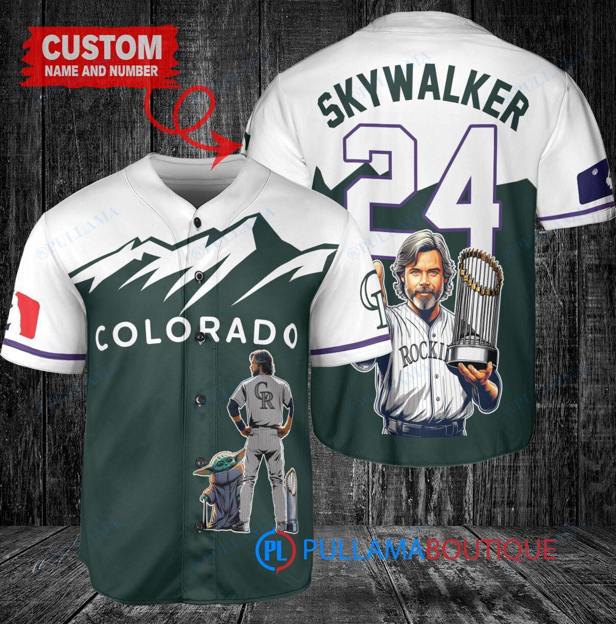 Minnesota Twins x Luke Skywalker Star Wars with Trophy Custom Baseball Jersey Gray Road