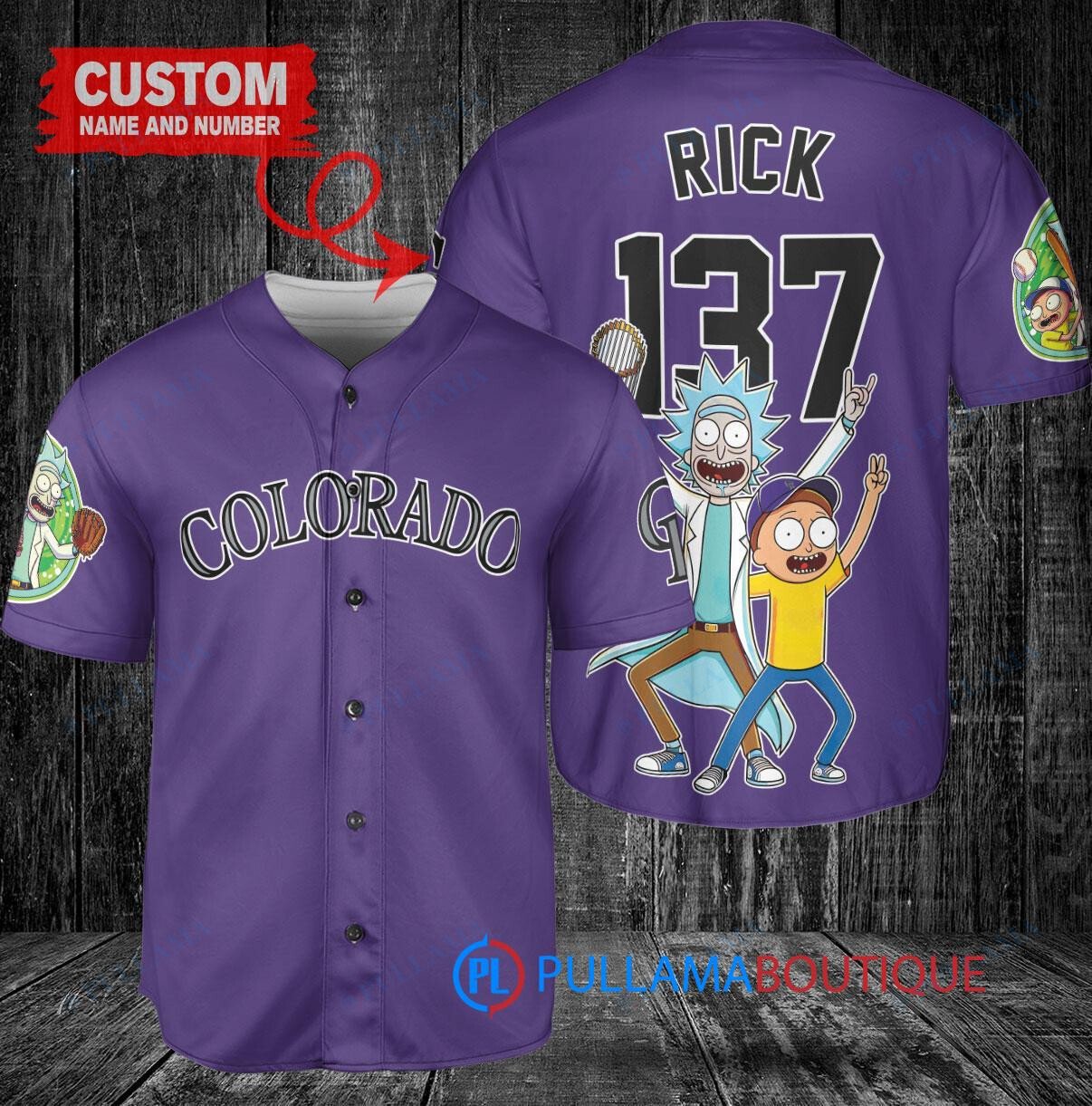 St. Louis Cardinals x Rick and Morty Baseball Jersey – Red City Connect