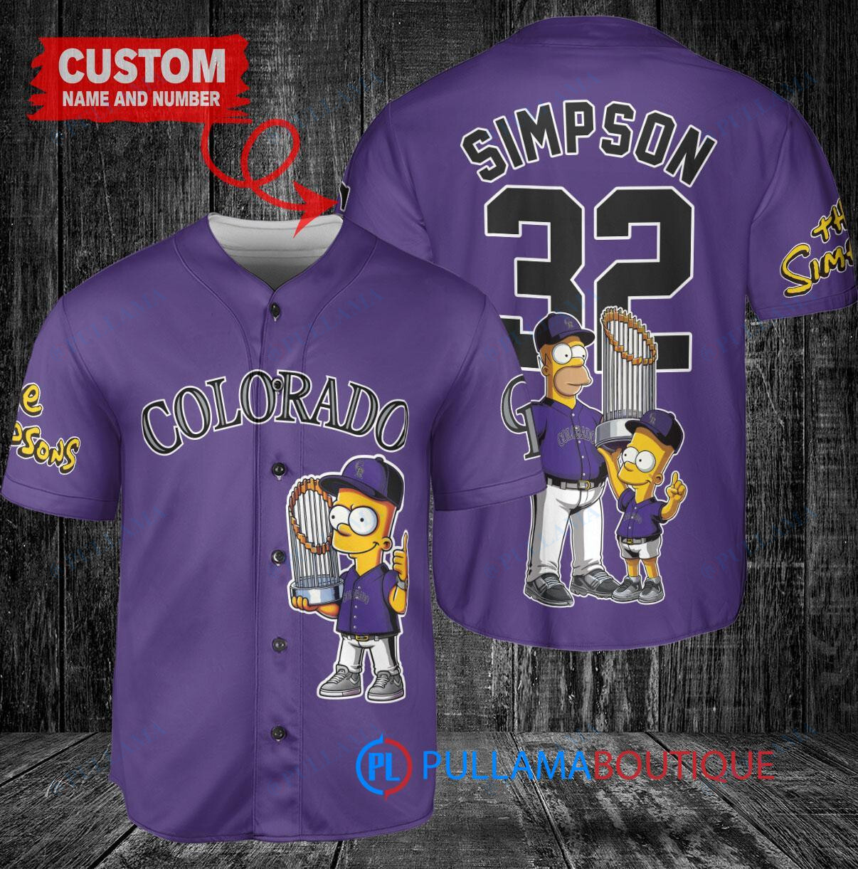 Oakland Athletics x The Simpsons Bart Simpson, Homer Simpson, Lisa Simpson with Trophy Custom Baseball Jersey Gold