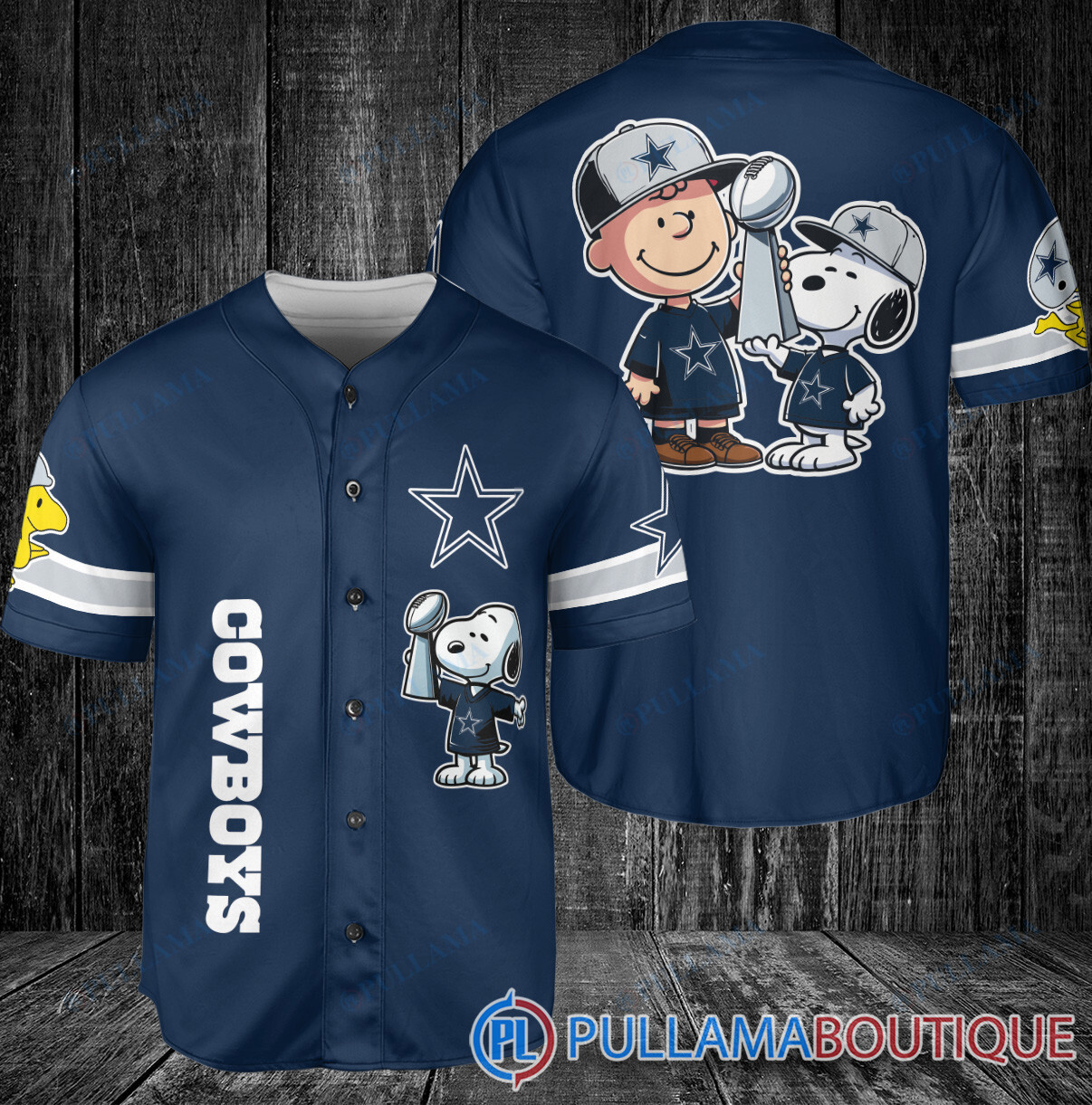 Chicago Bears x Snoopy and Charlie Brown with Trophy Baseball Jersey Orange