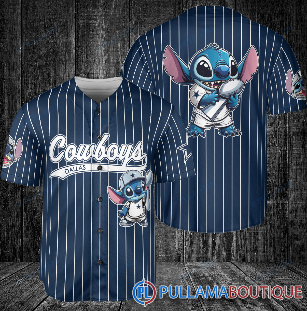 Indianapolis Colts x Stitch with Trophy Baseball Jersey Royal