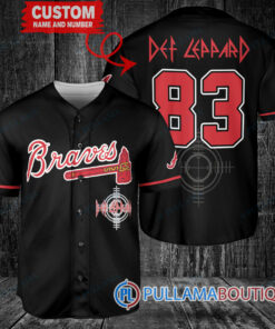 Def Leppard Atlanta Braves Custom Baseball Jersey – Exclusive Fan Gear