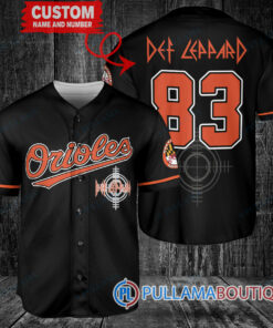 Def Leppard Baltimore Orioles Custom Baseball Jersey – Exclusive Fan Gear