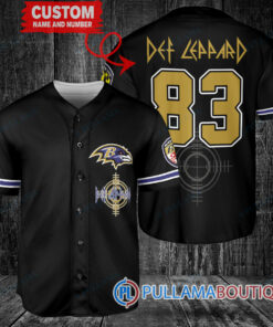 Def Leppard Baltimore Ravens Custom Baseball Jersey – Exclusive Fan Gear