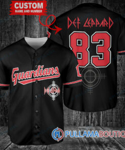 Def Leppard Cleveland Guardians Custom Baseball Jersey – Exclusive Fan Gear