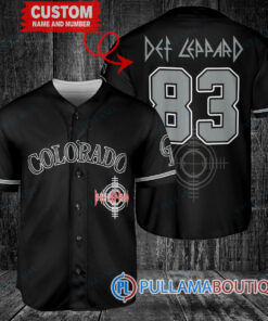 Def Leppard Colorado Rockies Custom Baseball Jersey – Exclusive Fan Gear