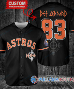 Def Leppard Houston Astros Custom Baseball Jersey – Exclusive Fan Gear