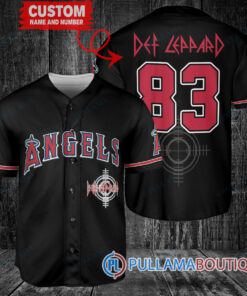 Def Leppard Los Angeles Angels Custom Baseball Jersey – Exclusive Fan Gear