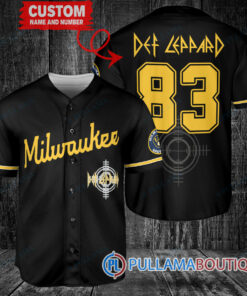 Def Leppard Milwaukee Brewers Custom Baseball Jersey – Exclusive Fan Gear