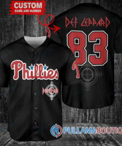 Def Leppard Philadelphia Phillies Custom Baseball Jersey – Exclusive Fan Gear