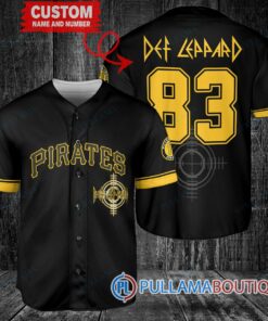 Def Leppard Pittsburgh Pirates Custom Baseball Jersey – Exclusive Fan Gear