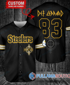 Def Leppard Pittsburgh Steelers Custom Baseball Jersey – Exclusive Fan Gear