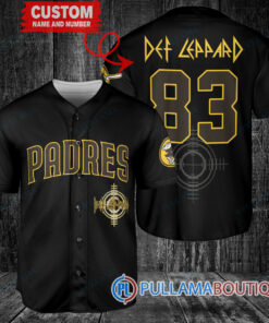 Def Leppard San Diego Padres Custom Baseball Jersey – Exclusive Fan Gear