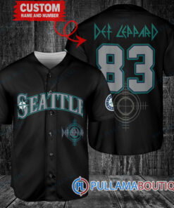 Def Leppard Seattle Mariners Custom Baseball Jersey – Exclusive Fan Gear