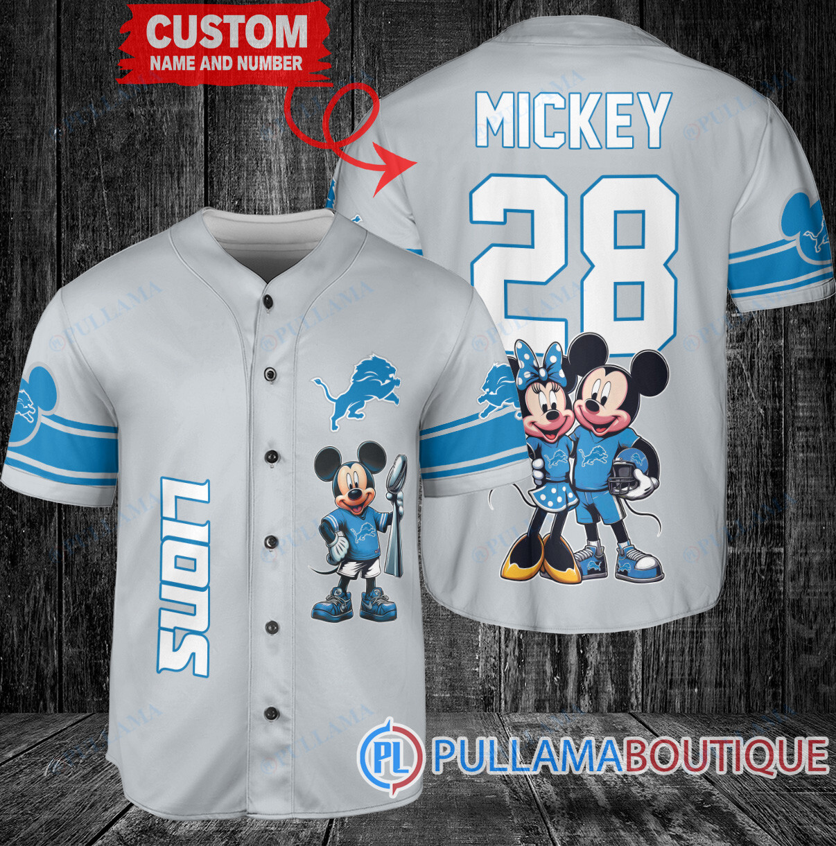 Cleveland Browns x Mickey and Minnie with Trophy Custom Baseball Jersey Orange