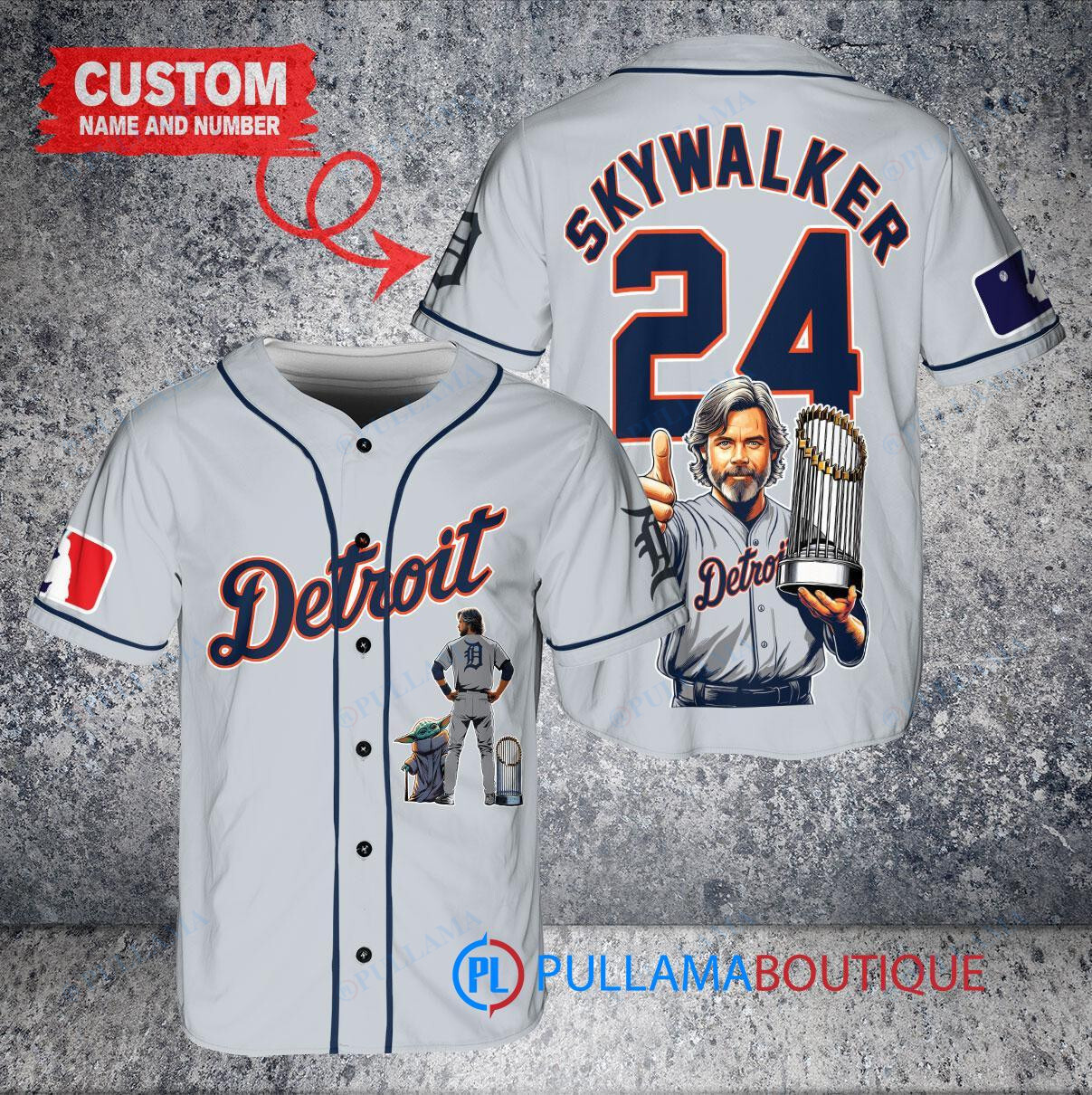 Baltimore Orioles x Luke Skywalker Star Wars with Trophy Custom Baseball Jersey Orange