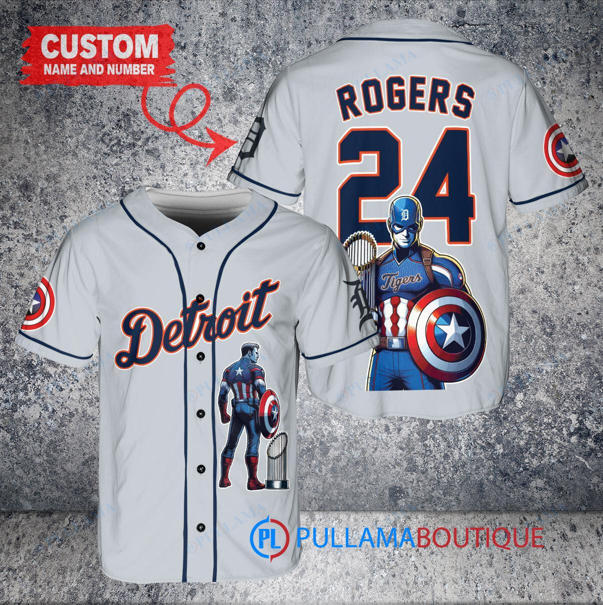 Colorado Rockies x Marvel Captain America Steve Rogers with Trophy Custom Baseball Jersey White