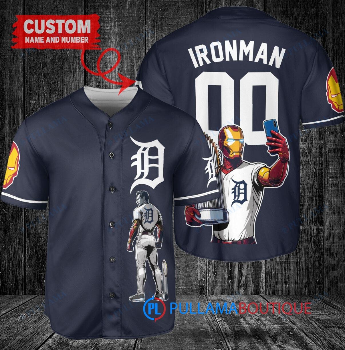 Minnesota Twins x Marvel Iron Man Tony Stark with Trophy Custom Baseball Jersey White