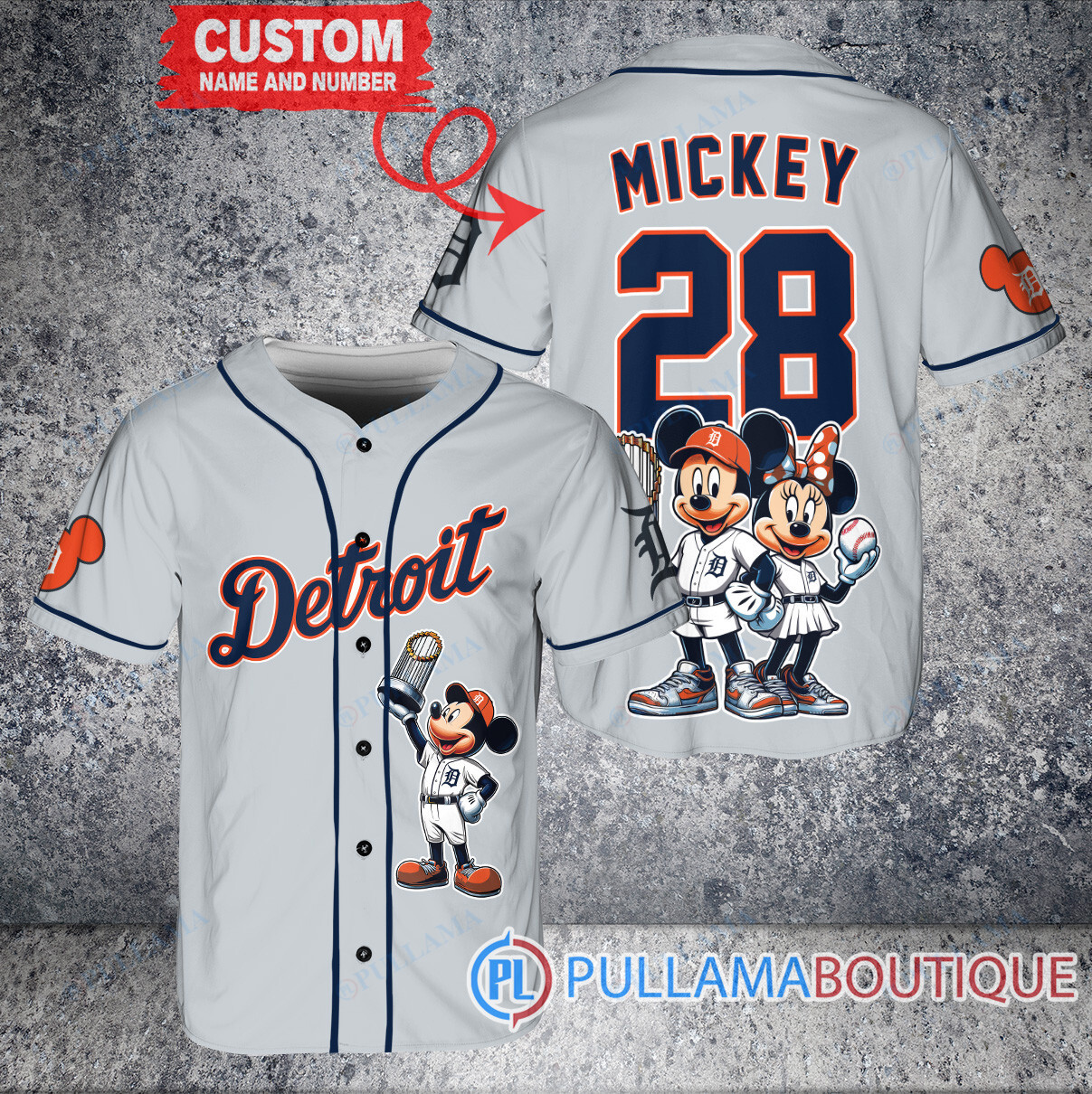 San Diego Padres Mickey Minnie Trophy Baseball Jersey White City Connect