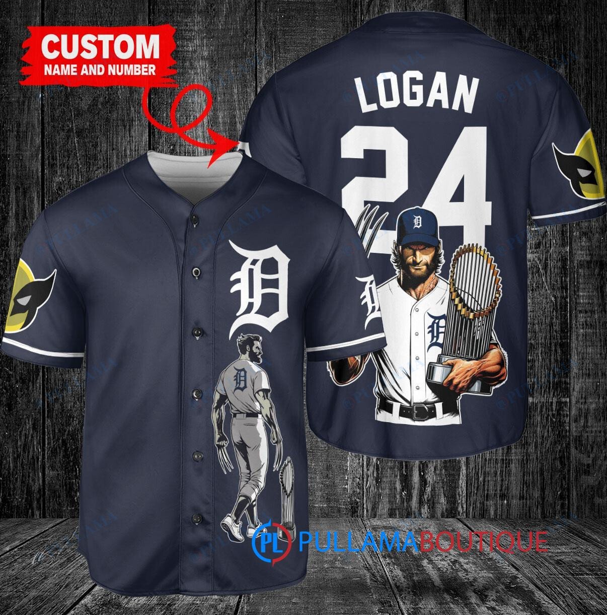 Colorado Rockies x Wolverine Logan with Trophy Custom Baseball Jersey Green