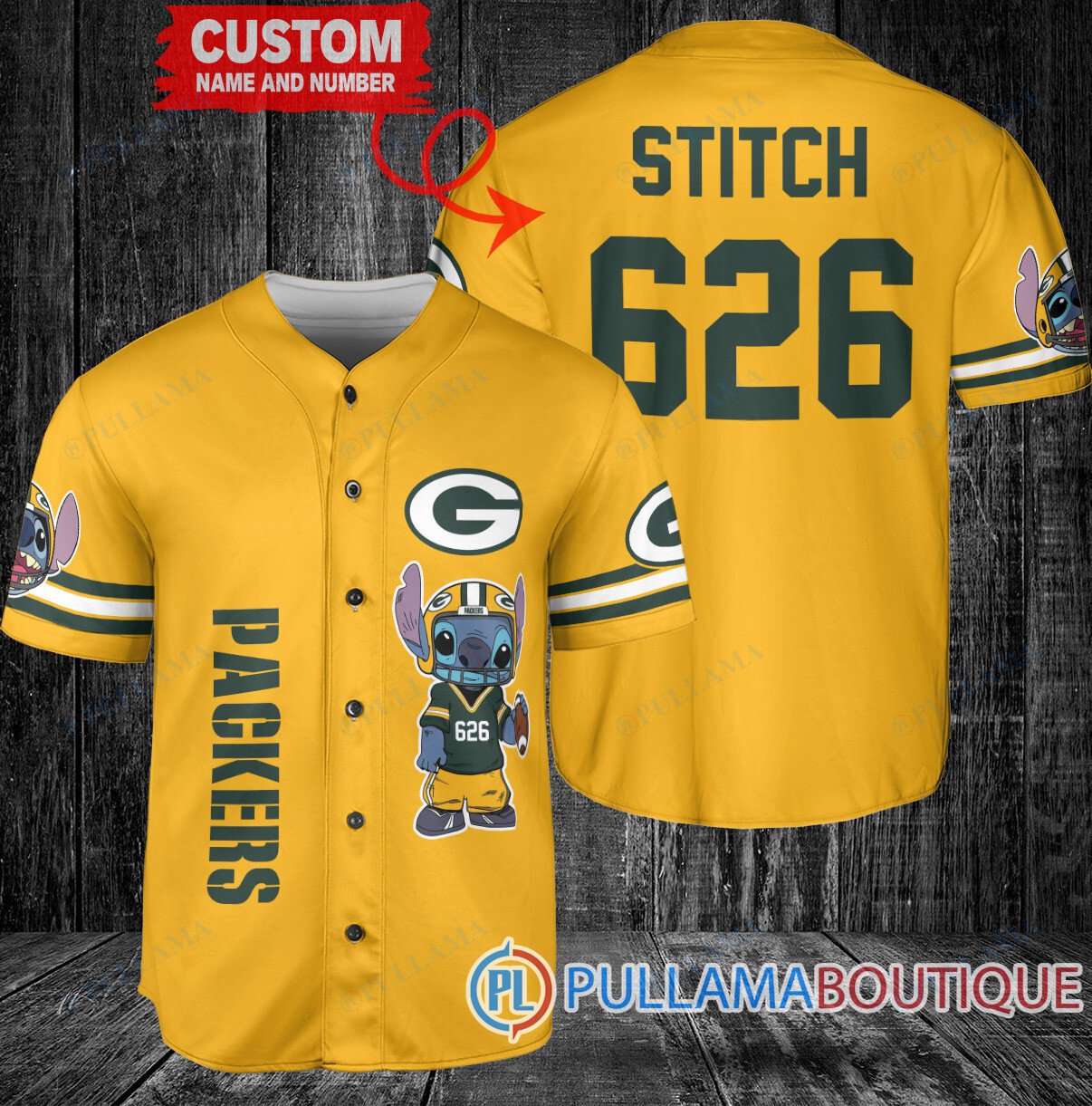 Buffalo Bills Stitch Custom Baseball Jersey Red