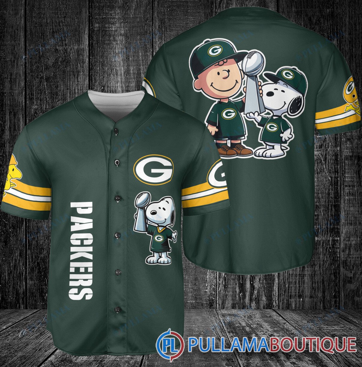 Miami Dolphins x Snoopy and Charlie Brown with Trophy Baseball Jersey Aqua