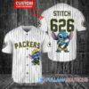 Miami Dolphins x Stitch with Trophy Custom Baseball Jersey Aqua