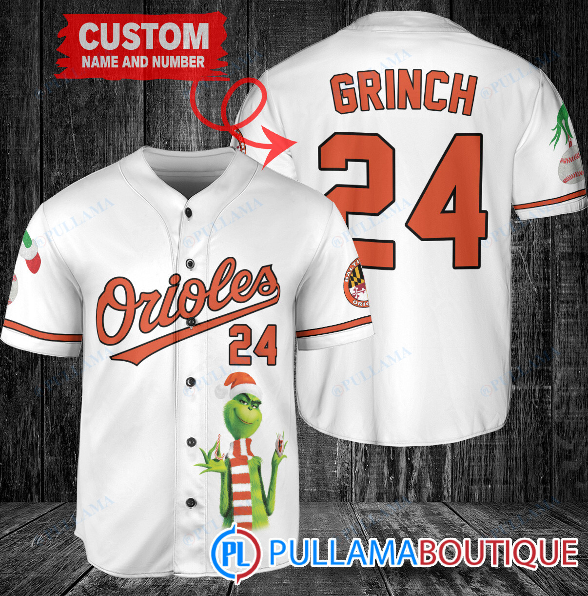 Grinch Christmas Seattle Mariners Custom Baseball Jersey Navy