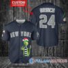 Grinch Christmas Pittsburgh Pirates Custom Baseball Jersey White