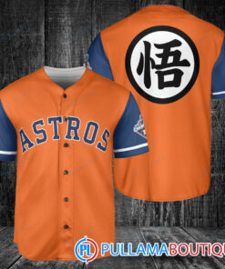 Houston Astros Dragon Ball Z Goku Baseball Jersey