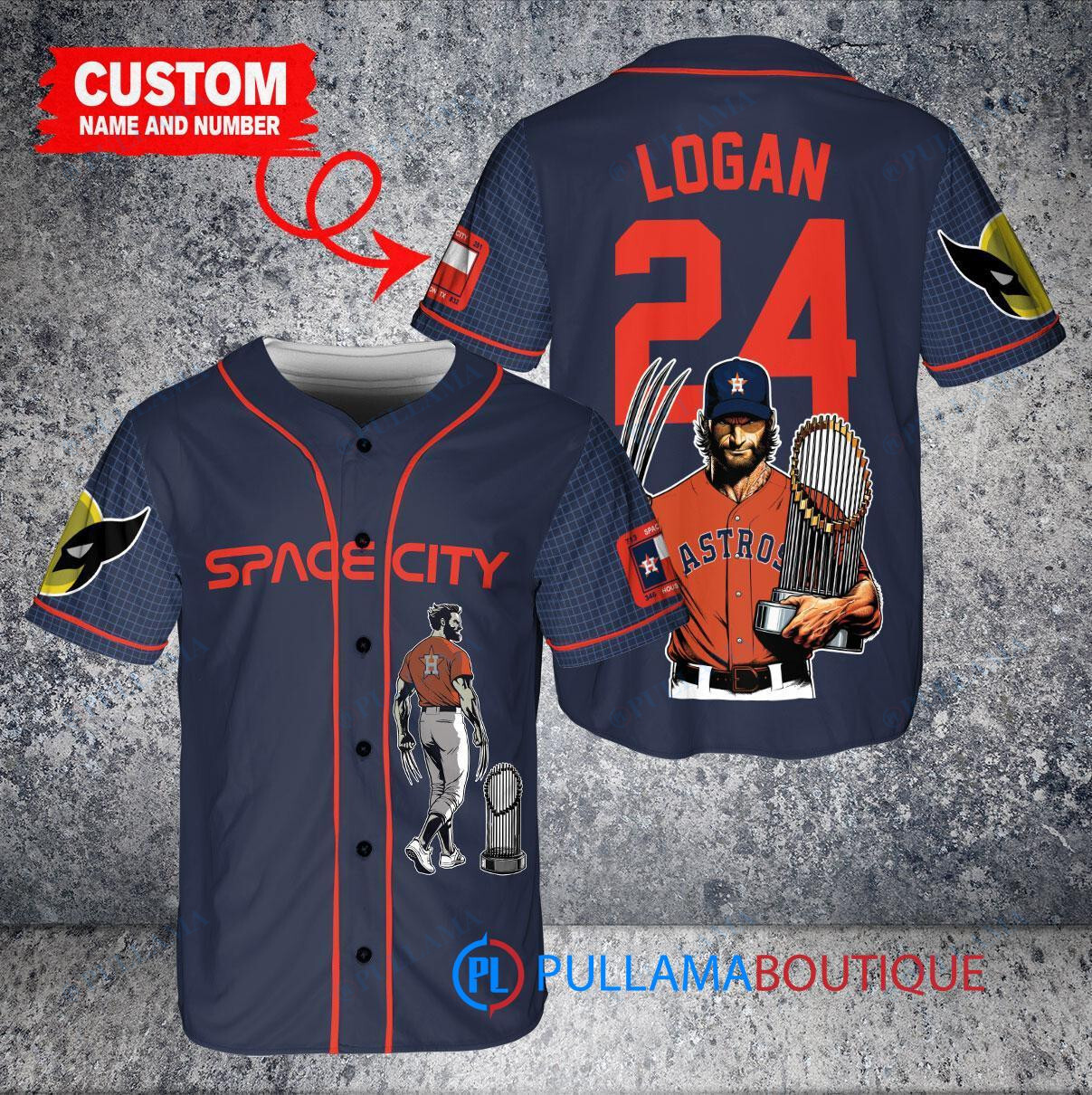 St. Louis Cardinals x Wolverine Logan with Trophy Custom Baseball Jersey Cream