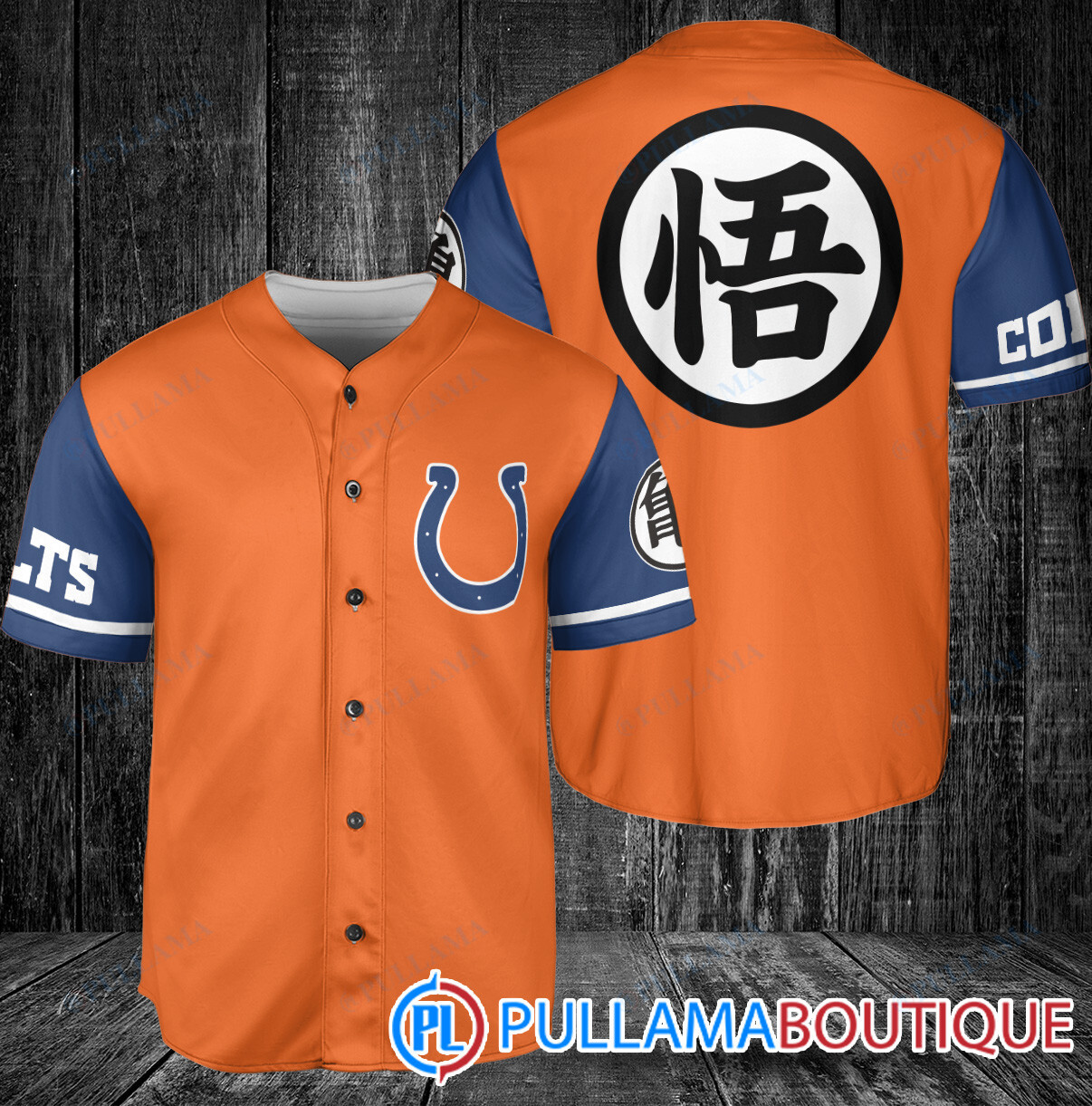 New Orleans Saints Dragon Ball Z Goku Baseball Jersey