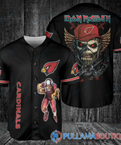 Iron Maiden Arizona Cardinals Baseball Jersey