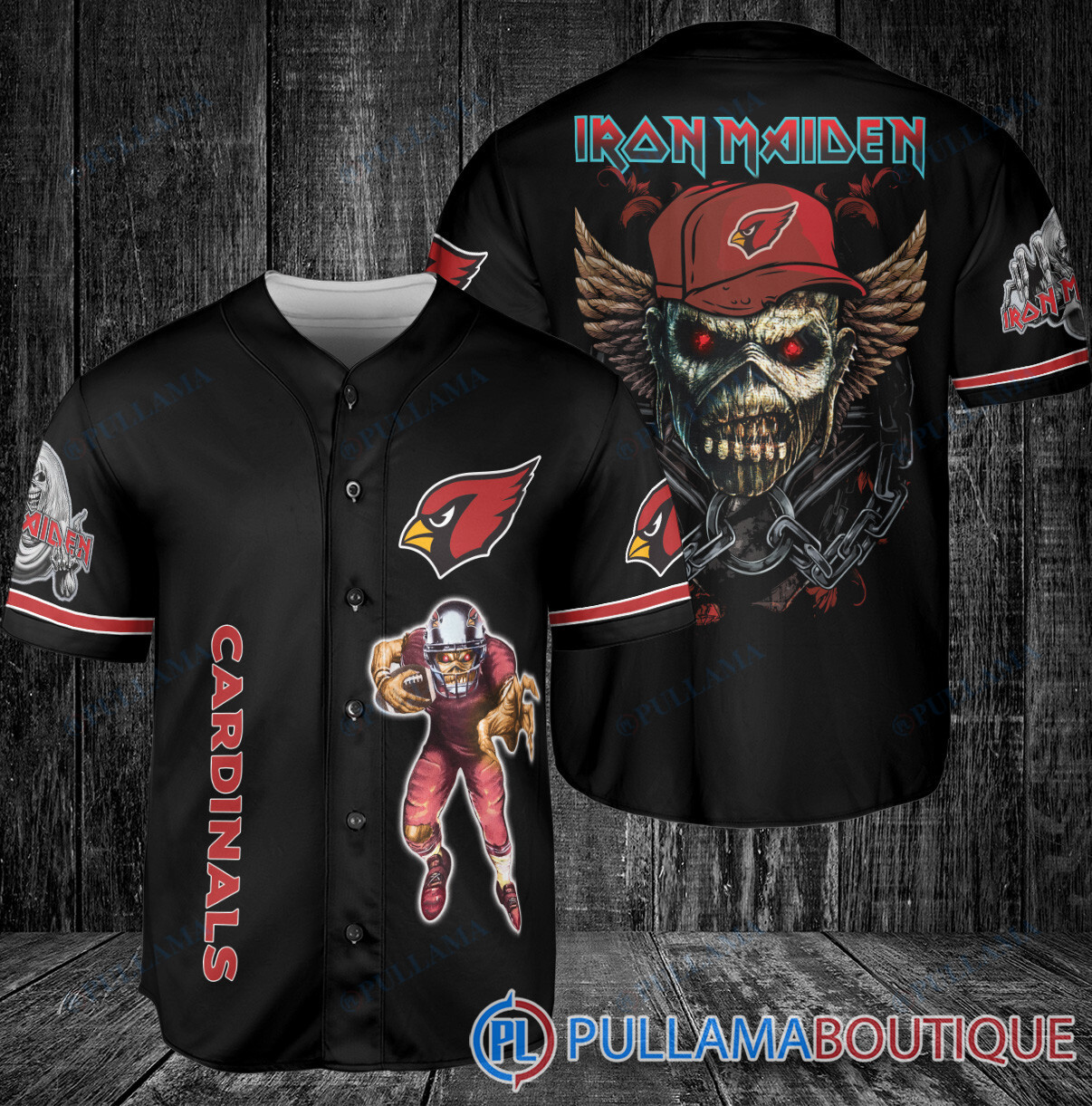 Iron Maiden Indianapolis Colts Baseball Jersey