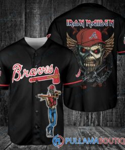 Iron Maiden Atlanta Braves Baseball Jersey