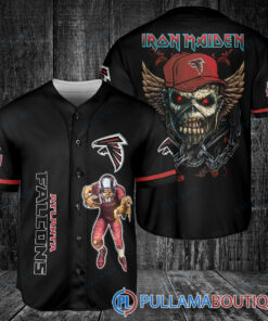 Iron Maiden Atlanta Falcons Baseball Jersey