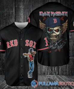 Iron Maiden Boston Red Sox Baseball Jersey