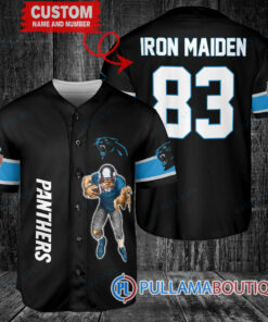 Iron Maiden Carolina Panthers Custom Jersey