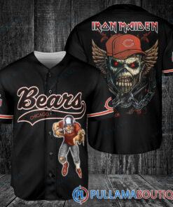 Iron Maiden Chicago Bears Baseball Jersey