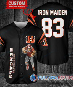 Iron Maiden Cincinnati Bengals Custom Jersey