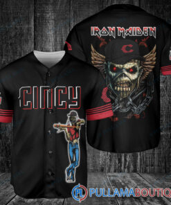 Iron Maiden Cincinnati Reds Baseball Jersey