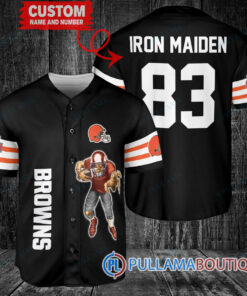 Iron Maiden Cleveland Browns Custom Jersey