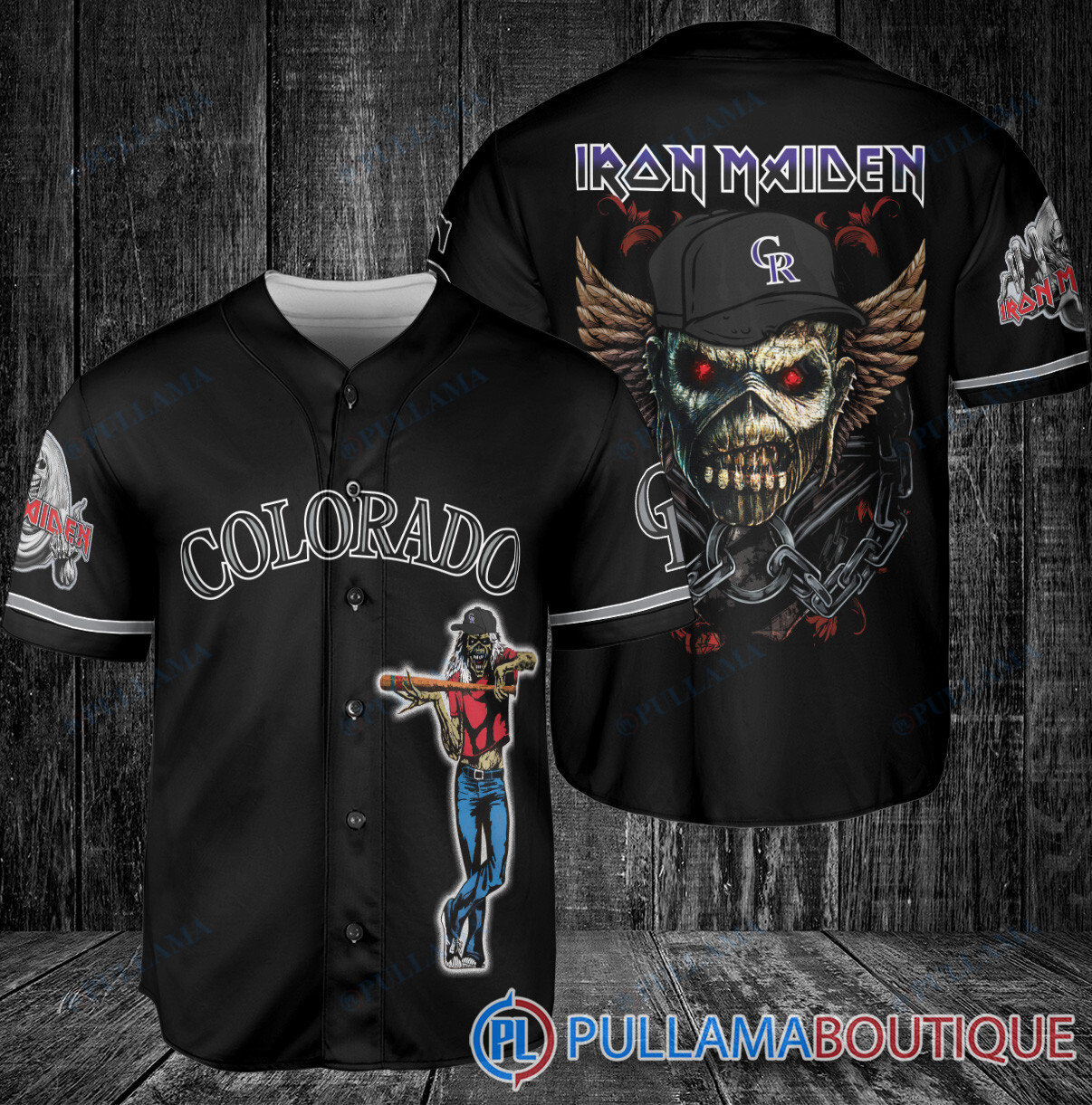 Iron Maiden Detroit Tigers Baseball Jersey